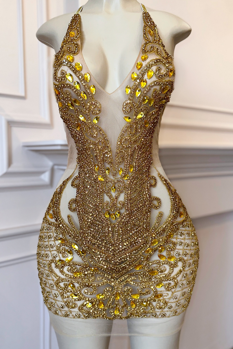 Lala Rhinestone Dress