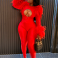 Feather Flame Jumpsuit
