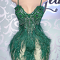 Cruella Feathered Dress