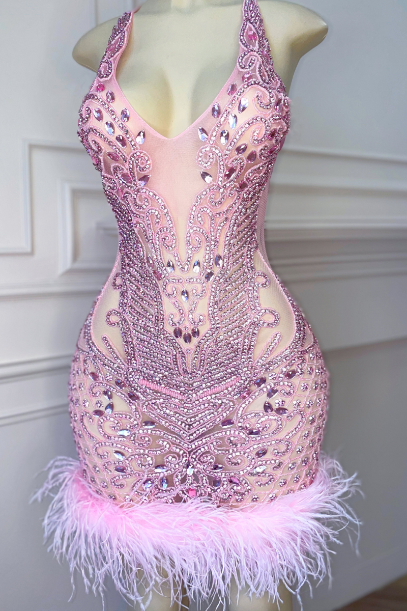 Lala Rhinestone Dress
