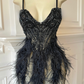 Cruella Feathered Dress