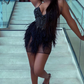 Cruella Feathered Dress
