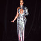 Metallic Seductress Dress