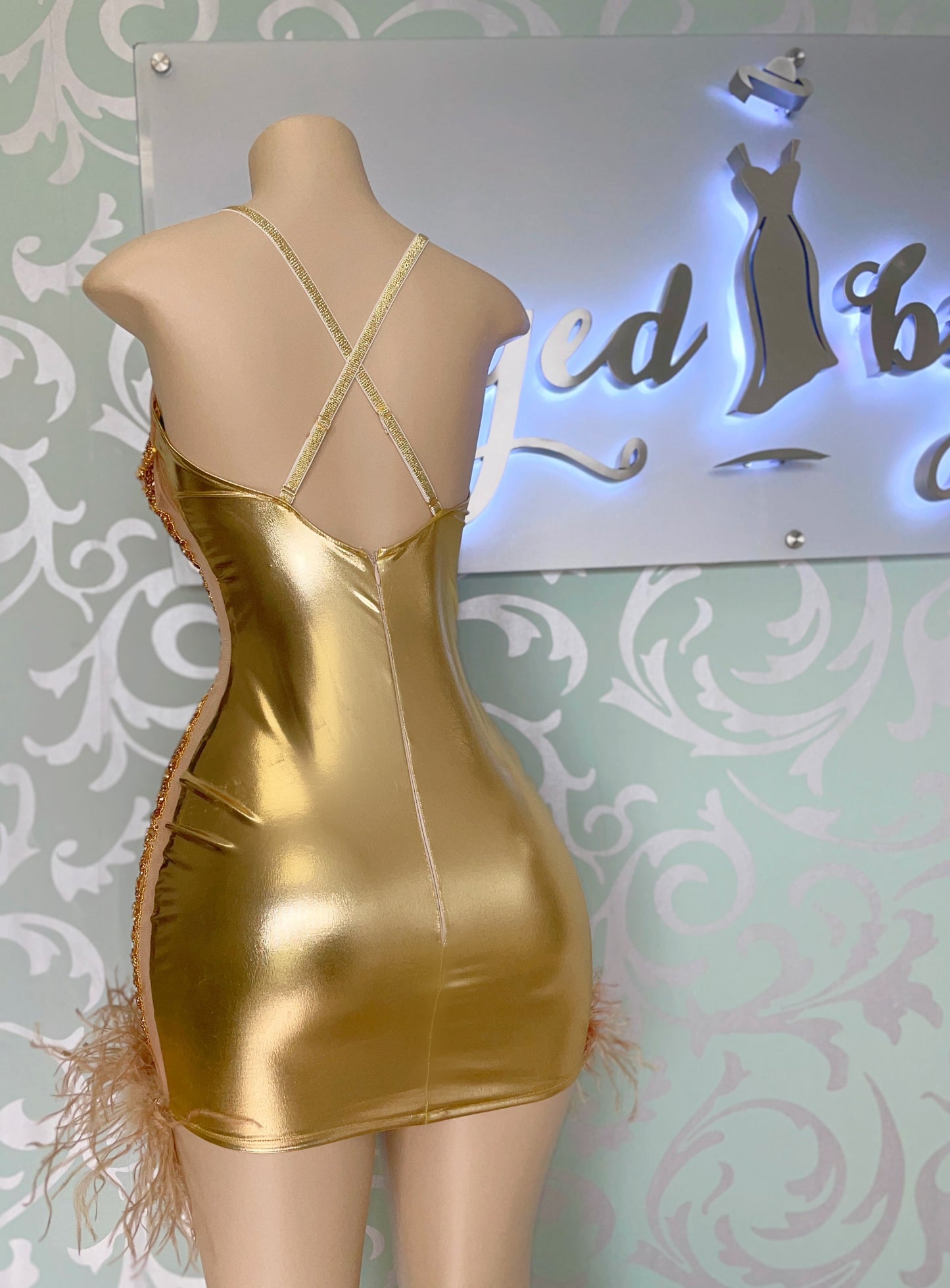 Lala Rhinestone Dress