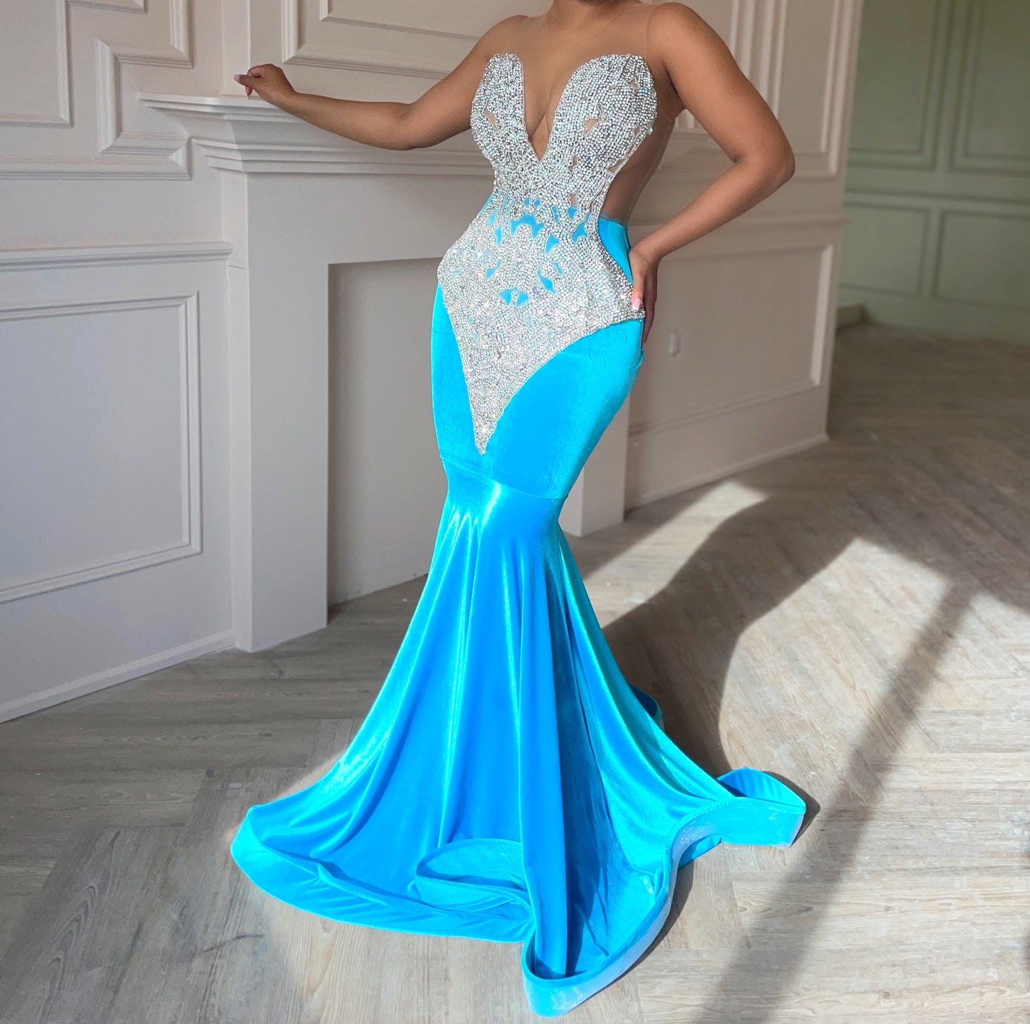 Luna Glove Mermaid Gown